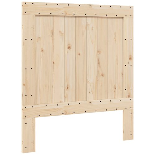  Okvir kreveta s uzglavljem 90 x 200 cm od masivne borovine Slike