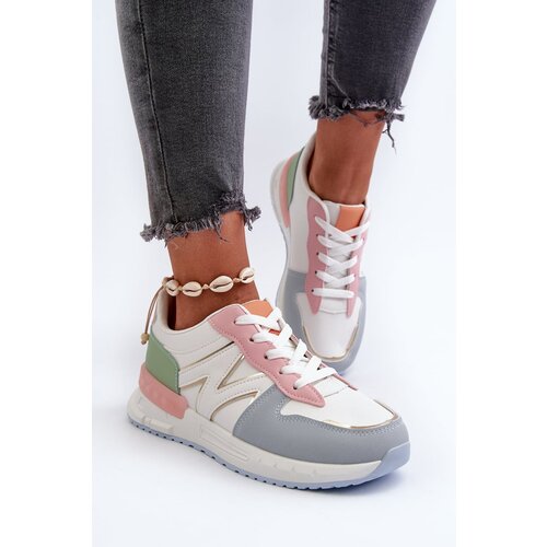 Kesi Women's sneakers made of Eco Leather Multicolor Kaimans Cene