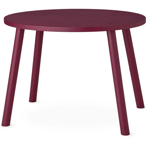 Nofred® drveni stolić za mališane mouse burgundy (2-5 godina)
