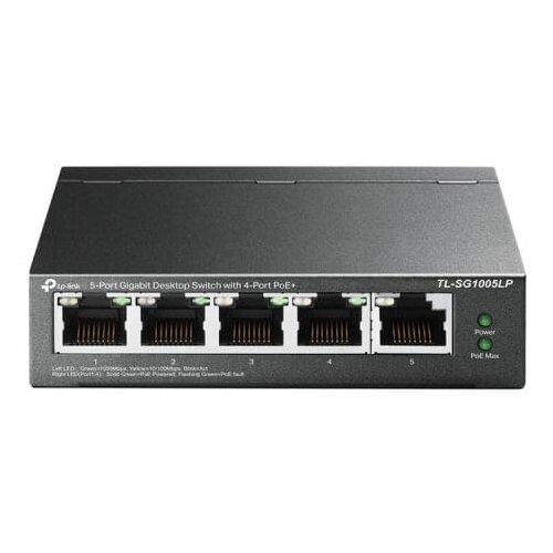  SWITCH 5 portni TP-Link TL-SG1005LP Gigabit Unmanaged Switch with 4-Port PoE+, metal case, Cijene
