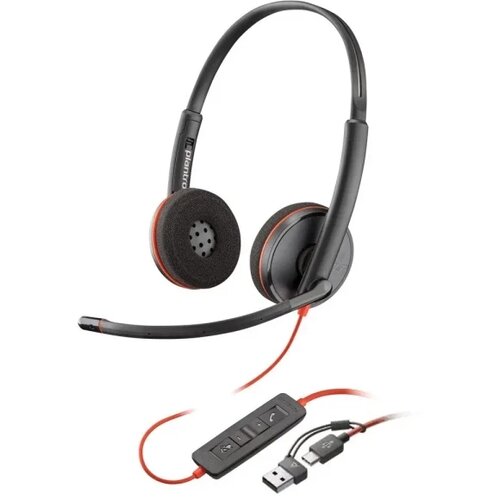 HP Slu&scaron;alice sa mikrofonom Poly Blackwire 3220 8X228AA USB-C+ USB-C/A adapter Cene