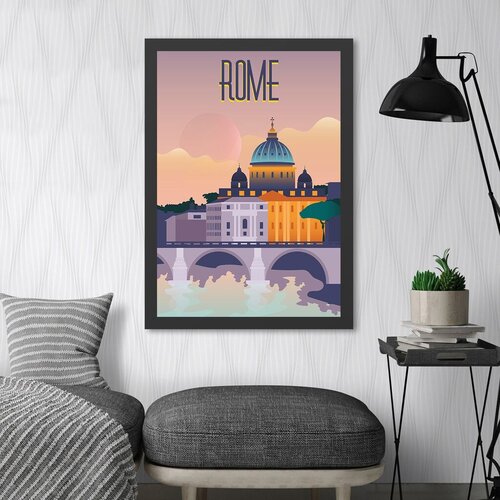 Wallity Uramljena slika Rome, 55x75 cm Cijene