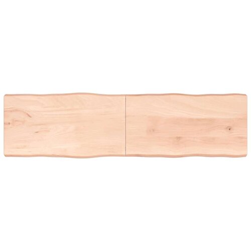 Stolna Mizna plo&amp;scaron;ča 220x60x(2-6) cm neobdelana hrastovina naraven rob, (20979734) Slike