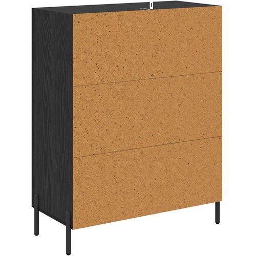  Kreveta Crni hrast 69,5 x 34 x 90 cm Konstruirano drvo Slike