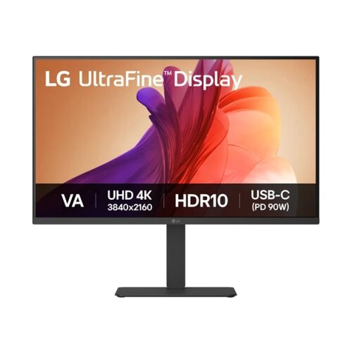 LG 31.5” UltraFine VA AG UHD 4K 3840x2160@60Hz, 16:9, 3000:1, 250 cd/m², 5ms, 178º/178º, HDR10, USB-C, 2 HDMI, 1 DP 1.4, 2 USB Upstream/Downstream Port 3.0, 5W 2, VESA 100x100mm, Tilt/Height/Swivel/Pivot, Black, 3yw Cene