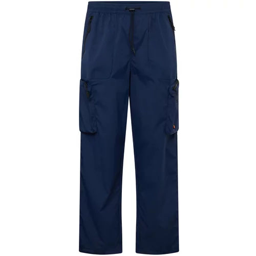 Ellesse Cargo hlače 'Squadron' mornarsko plava / tamno narančasta / crvena / crna