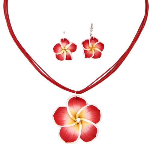 IZMAEL Komplet Bohemian Flower - Rdeča Slike