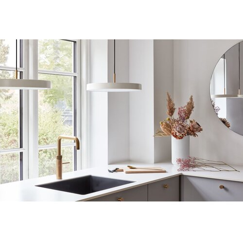 UMAGE krem led viseća svjetiljka s mogućnosti zatamnjivanja s metalnim sjenilom &amp;oslash; 43 cm asteria plus medium &amp;ndash; Slike