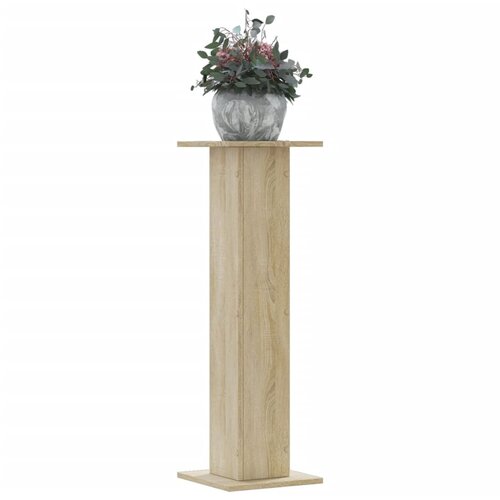 VidaXL Stojalo za rastline 2 kosa sonoma hrast 30x30x95 cm inž. les Slike