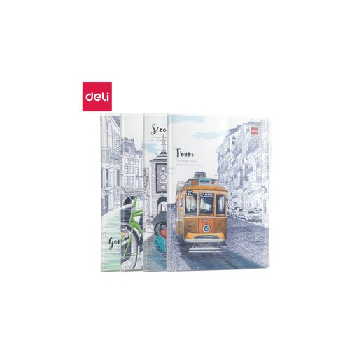 Deli SVESKA B5 EVA KORICE CIVIC LANDSCAPE 128 lista, 70g papir, DIKTO EN317 Cene