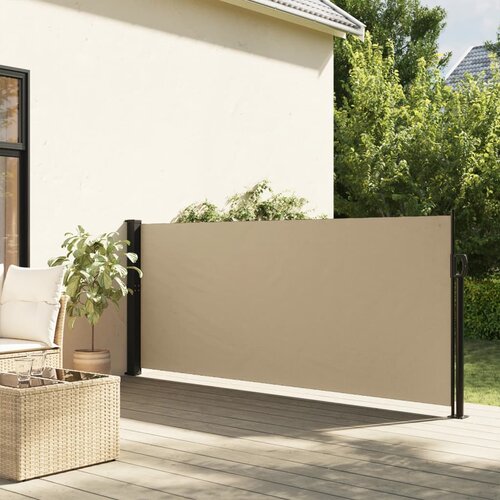vidaXL Zložljiva stranska tenda bež 120x600 cm Cene