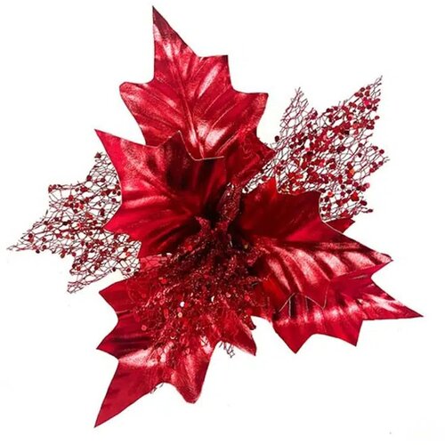 Blossom, novogodišnji cvet, crvena, 28cm ( 780609 ) Slike