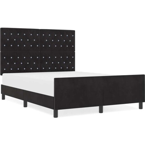  Krevetna konstrukcija Crna 160x200 cm Velvet Slike