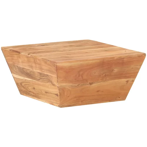 vidaXL Klubska mizica V-oblike 66x66x30 cm trden akacijev les