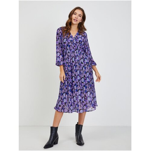 Orsay Purple Women&amp;#039;s Floral Dress - Women Slike