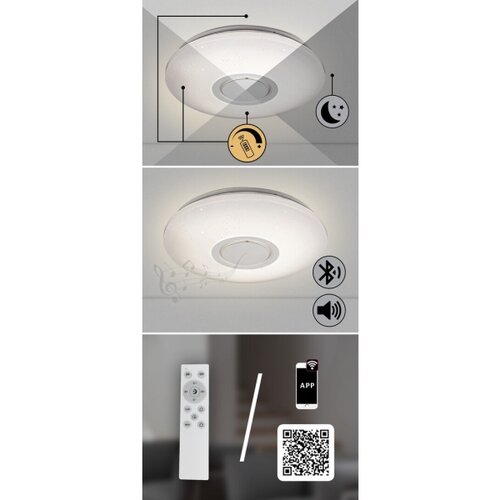 Rabalux rodion plafonjera led 24W 2700K-6500K Slike