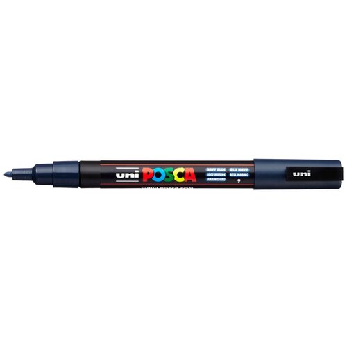  Marker UNI POSCA PC-3M 0.9 - 1.3 MM navy blue (9) Cene