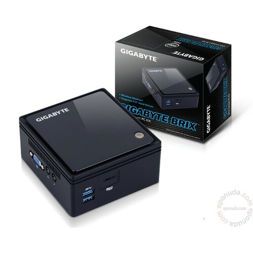Gigabyte GB-BACE-3000 BRIX Mini PC Intel Dual Core N3000 1.04GHz (2.08GHz) brand name računar Slike