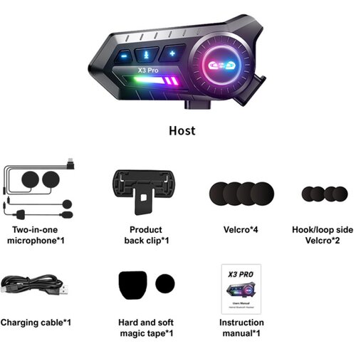 INF Motoristični Bluetooth komplet za čelado z IP67, PurePure zvočnik, (5000323486) Cene