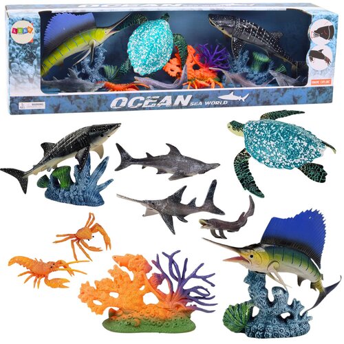  Set morskih figuric s premičnimi deli Sea Animals - želva Cene