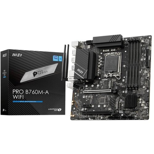 MSI pro B760M-A wifi matična ploča Slike