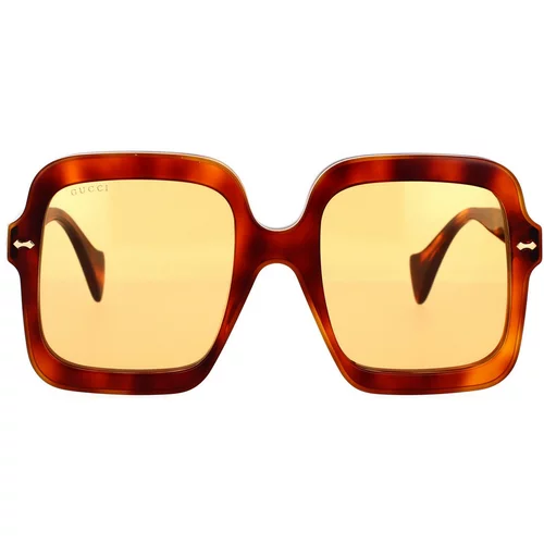 Gucci Sončna očala GG1241S ženska, rjava barva