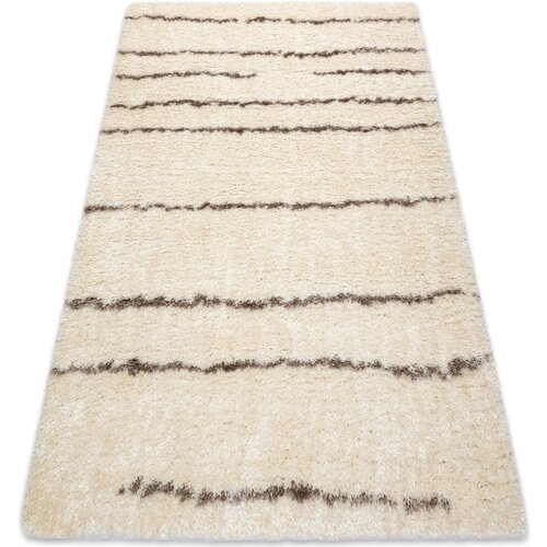 RugsX Preproge Preproga FLUFFY 2371 košati trakovi - krem 80x150 cm Bež Cene
