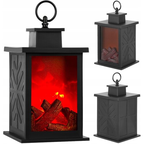  Dekorativna led svetilka kamin 28cm Slike
