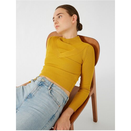 Koton Turtleneck Long Sleeve Collar Detailed Knitwear Sweater. Cene