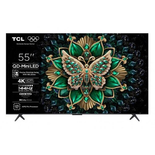 Tcl TV 55C6K, 55", QD-MiniLED, 4K UHD, Pametni, Crni Cene