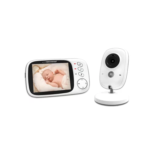 Esperanza Jacob Baby Monitor s 3,2" LCD zaslonom, bijele boje