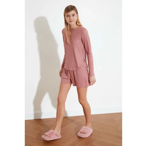 Trendyol Ženska pižama komplet Knitted