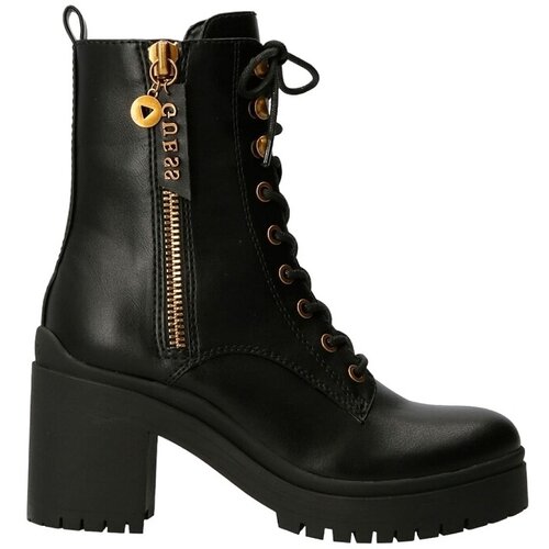 Guess Gležnjarji CABRA 2 STIVALETTO BOOTIE Črna Slike