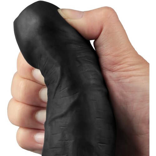 Lovetoy 2024 Vibracijski Penis Lovetoy Real Softee Black 9&amp;#039;&amp;#039; Slike