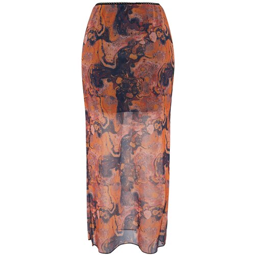 Trendyol Skirt - Orange - Maxi Slike