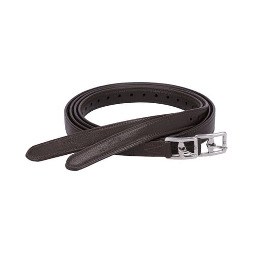 Schockemöhle Sports Usnjeni trakovi za stremena Colorado Soft, espresso/silver Cene