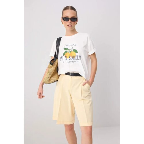 TRENDYOLMILLA ženska majica Twoss26Ts00123, bela Cene