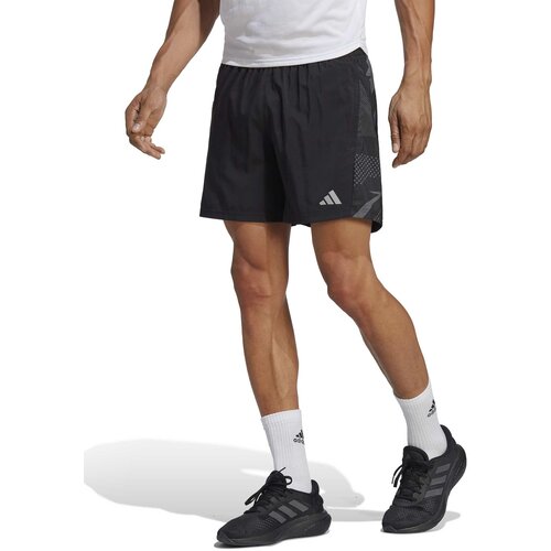 Adidas Muški šorts PERFORMANCE Own the Run Seasonal sivi Slike