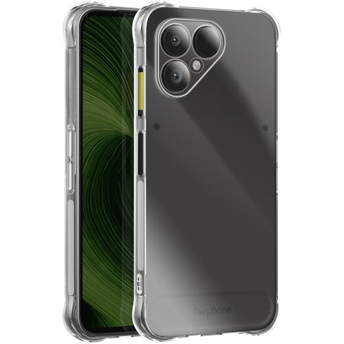 AVIZAR Ovitek za Fairphone 6 iz silikona z ojačanimi vogali, Prozorno, (5000190146) Cene