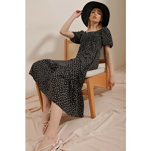 Trend Alaçatı Stili Dress - Black - A-line Slike