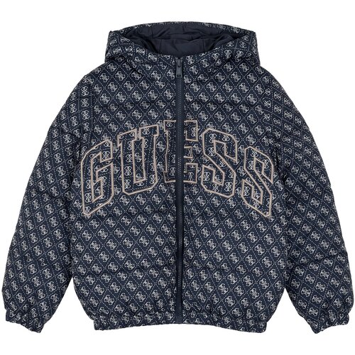 Guess Puhovke NYLON PUFFER LS JACKET ZIP pisana Slike