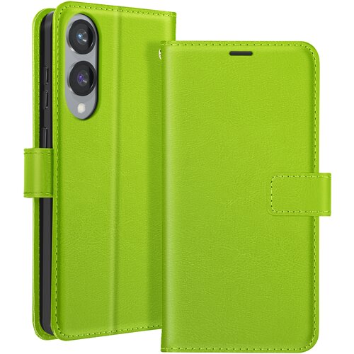 Oem Mayaxess, Ohišje za Samsung Galaxy S25 Edge Clapet Wallet Stand, Zelena, (5000208829) Cene