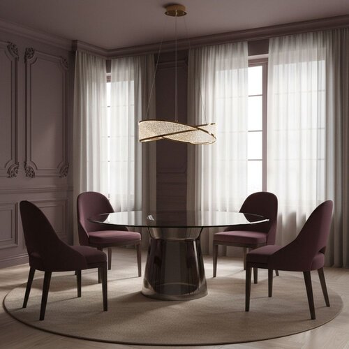Toolight Visilna LED lampa G136-CP 50cm u Zlatnom Fini&amp;scaron;u Slike