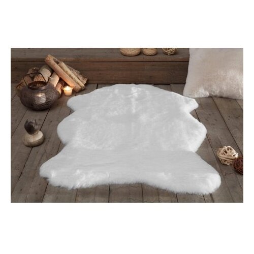 Conceptum Hypnose faux fur post beli tepih - staza 100 x 140 (652MRN1123) Slike