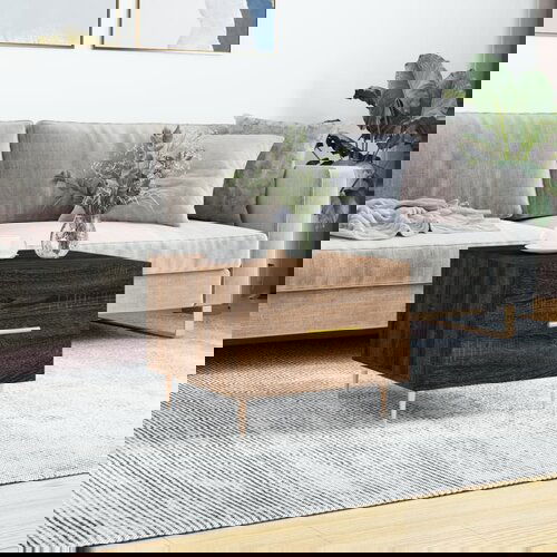 vidaXL Stolić za kavu smeđa boja hrasta 50x50x40 cm konstruirano drvo Cijene