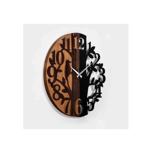 Wallxpert zidni sat wooden clock 71 Slike