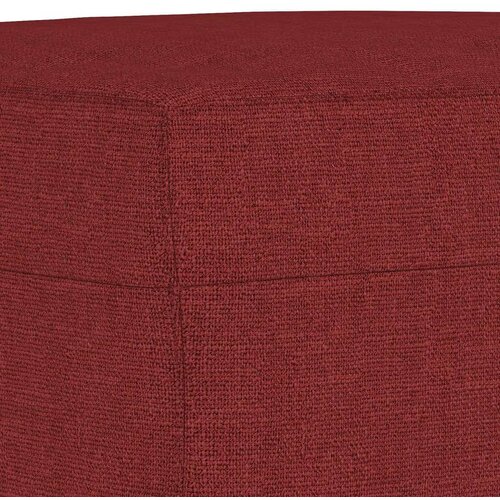  Klupa Crvena boja vina 70 x 35 x 41 cm od tkanine - boja crnog vina 70 x 35 x 41 cm Slike