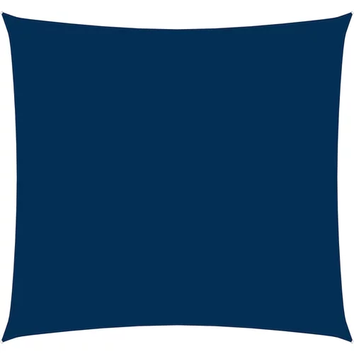vidaXL Senčno jadro oksford blago kvadratno 3,6x3,6 m modro
