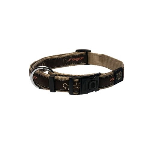 Rogz armed response ogrlica za pse, braon Slike