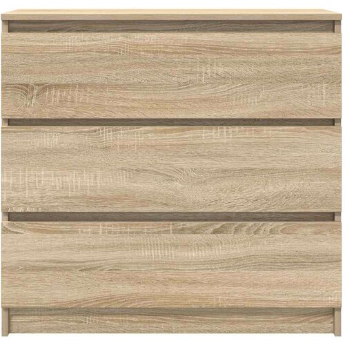  Komoda boja hrasta sonome 80x35x76 cm od konstruiranog drva Slike